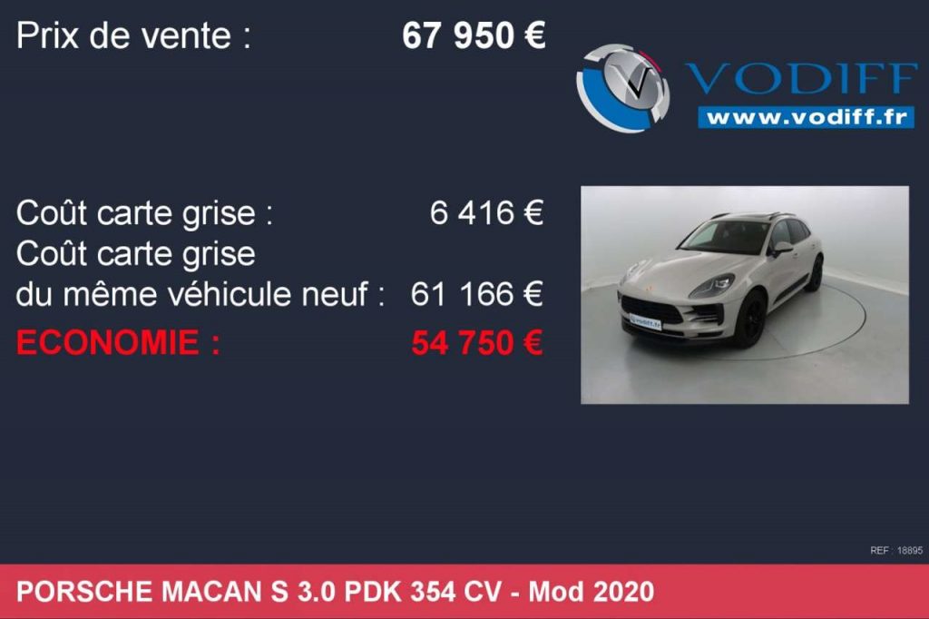 Porsche Macan S 3.0 PDK 354 CV