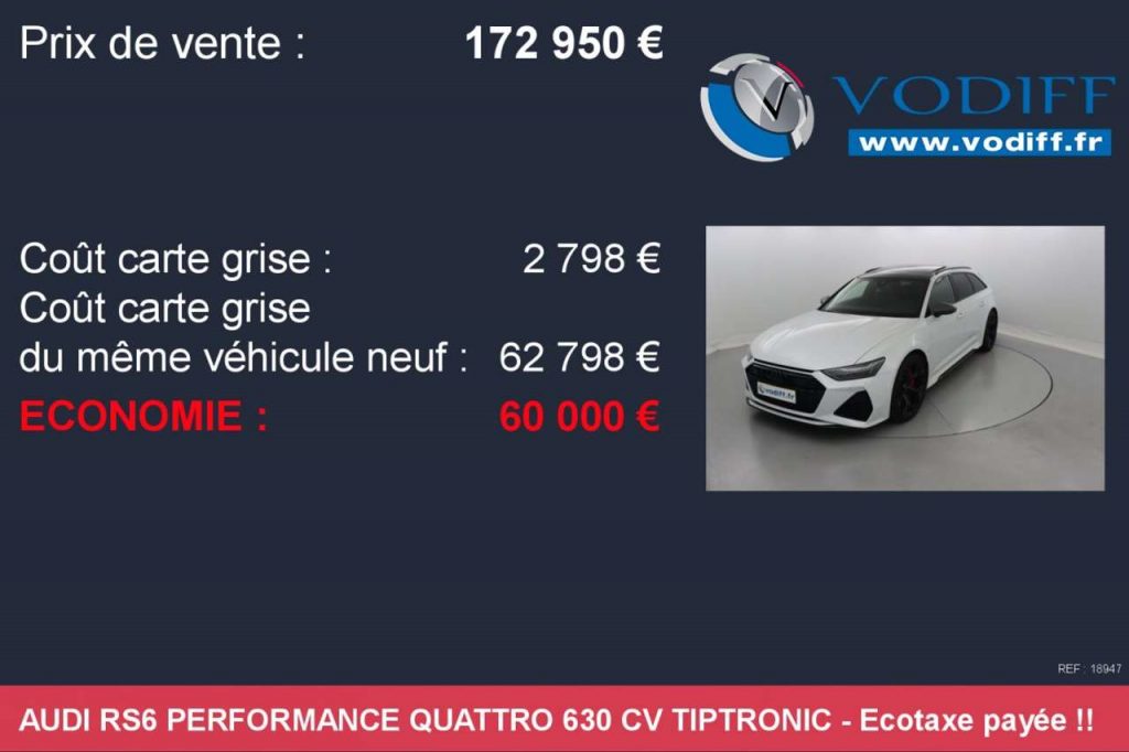 Audi RS6 PERFORMANCE QUATTRO 630 CV TIPTRONIC