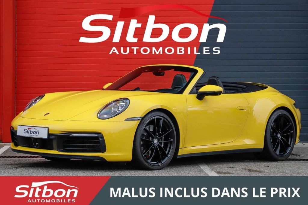 Porsche 911 992 Carrera S Cabriolet Jaune Racing 3.0 450 PDK |