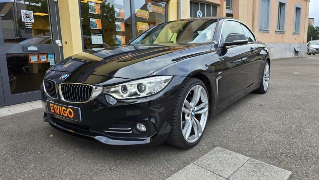 BMW 420 CABRIOLET 2.0 420 D 190 Ch LUXURY VOLANT M BVA GAR