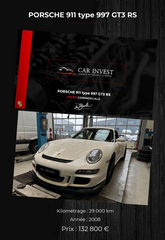Porsche 911 rs 997 gt3 phase 1 meca 3.6 415 cv