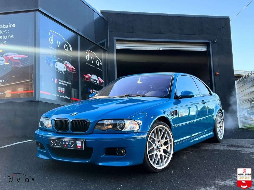 BMW M3 e46 S54 3.2 343 ch SMG Bleu Laguna Seca