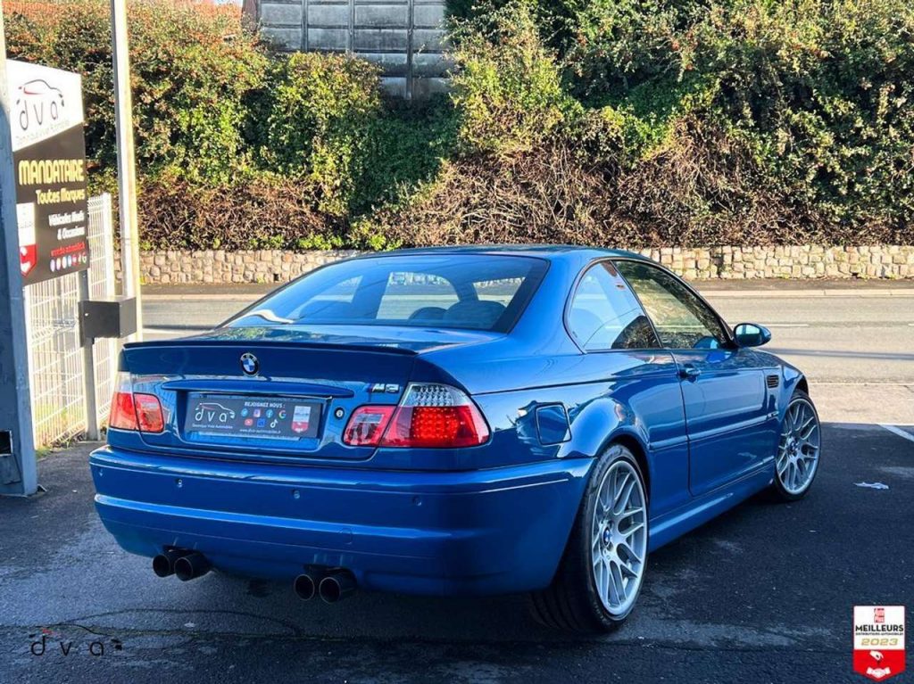BMW M3 e46 S54 3.2 343 ch SMG Bleu Laguna Seca