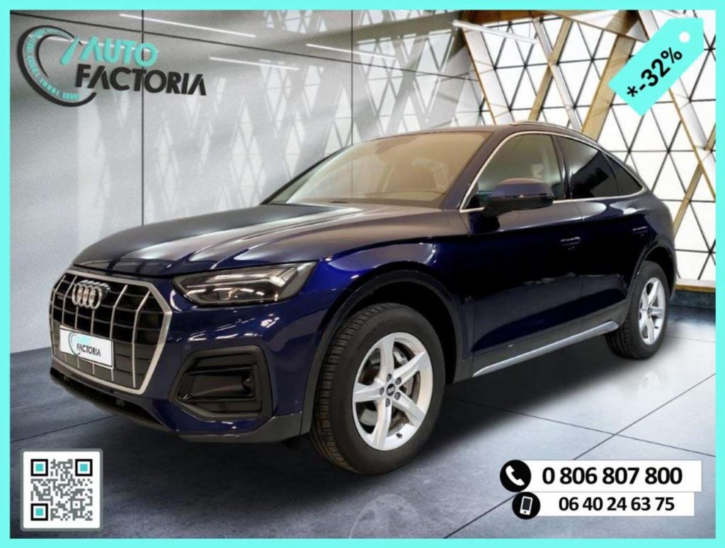 Audi Q5 SPORTBACK -32% 40 TDI 204CV BVA 4x4+GPS+CAM+OPTS