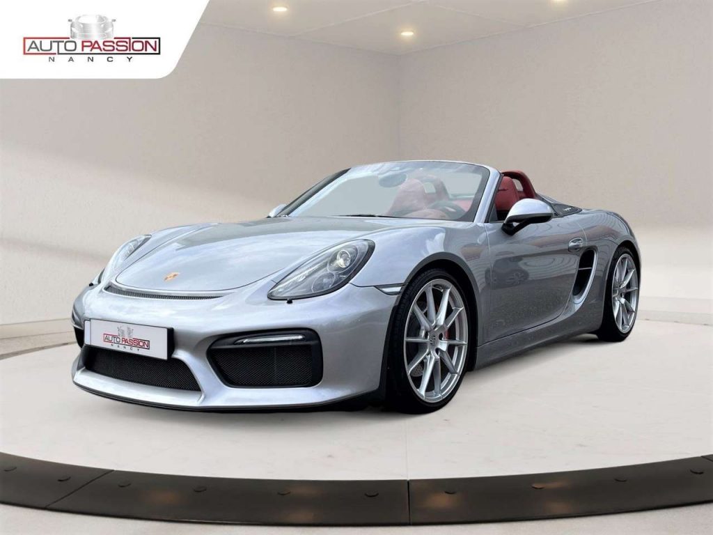 Porsche Boxster Spyder 981 3.8 375cv Atmo Flat6 BVM6 Chrono Sport