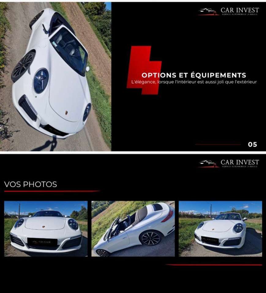Porsche 911 type 991cabriolet carrera 370cv
