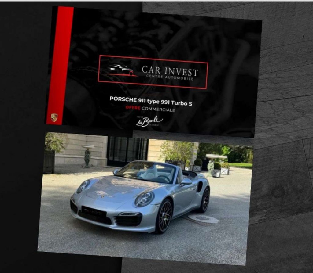 Porsche 911 type 991 turbo s cabriolet pdk entretien origine f