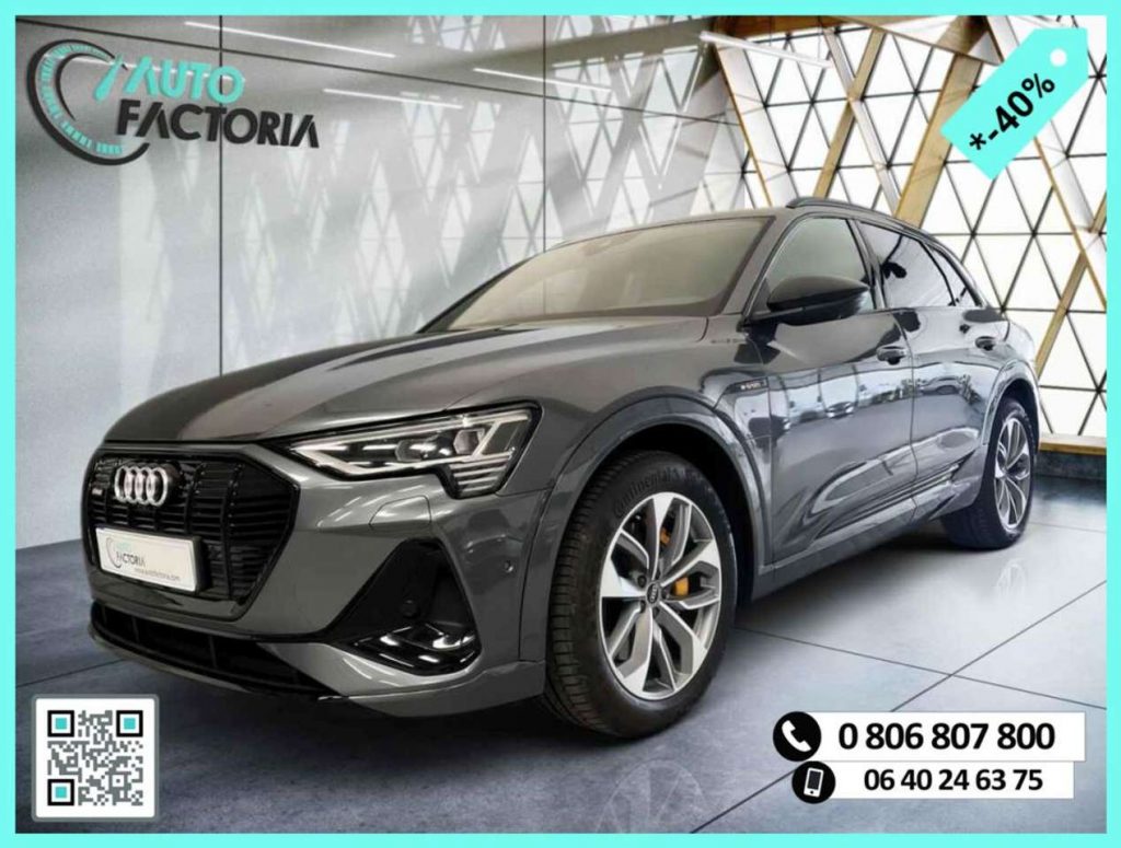 Audi e-tron -40% 55 ELEC 408 BVA 4x4+T.PANO+GPS+CUIR+OPTS